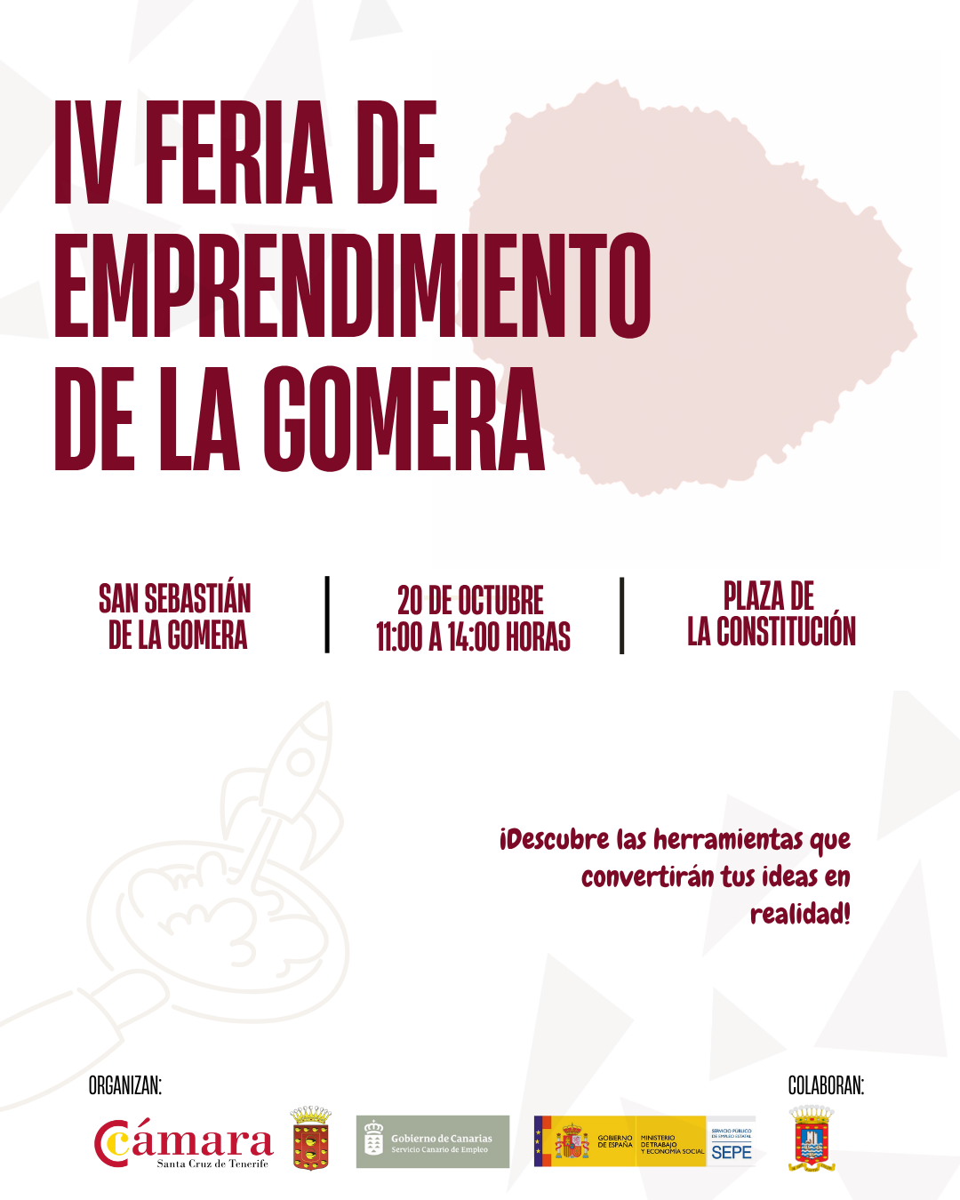 Cartel oficial de la IV Feria de Emprendimiento de La Gomera